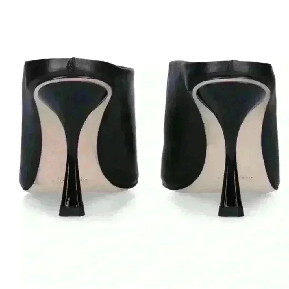 Studio Amelia “Chisel 90 Mule" In Black Leather Size 38 Or Us Size 8 Euc! — image 4 of 8